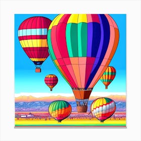 Hot Air Balloons 4 Canvas Print