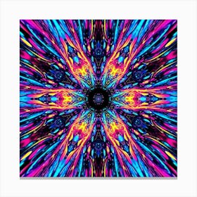 Psychedelic Flower 139 Leinwandbild