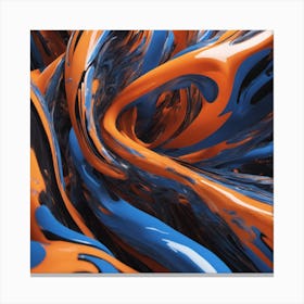 Abstract Swirls 2 Canvas Print