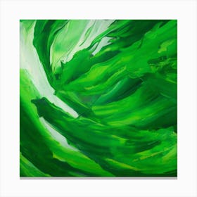 Green Wind Canvas Print