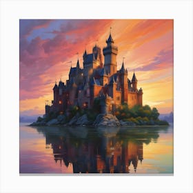 Grand Castle Canvas Print