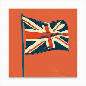 British Flag United Kingdom Union Jack UK Canvas Print