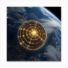 Earth From Space 7 Canvas Print