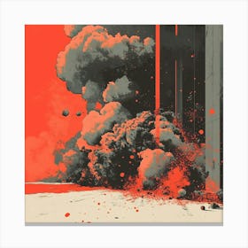 Explosion In The Sky Canvas Print