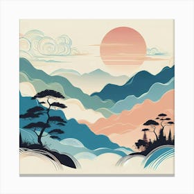 Asian Landscape 19 Canvas Print