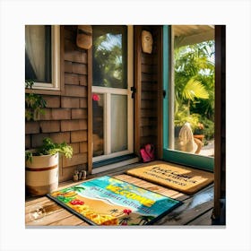 Door Mat Canvas Print