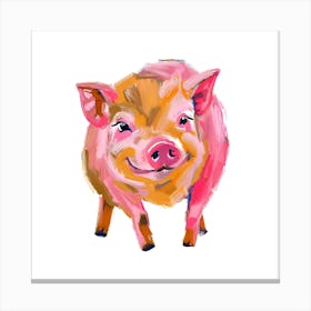 Yorkshire Pig 02 Canvas Print
