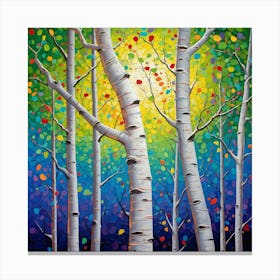 Vibrant Colors of Spring Whispering Woods Canvas Print