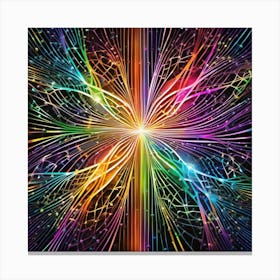 Abstract Psychedelic Canvas Print