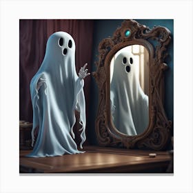 Ghost In The Mirror Canvas Print