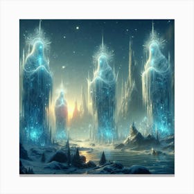 Ice Elves Canvas Print