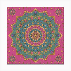 Mandala Pattern Vector Canvas Print