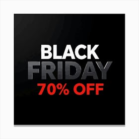 Black Friday Sell Post Templates Design (10) Canvas Print