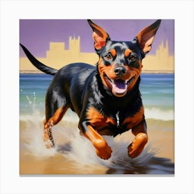 Pinscher 1 Canvas Print