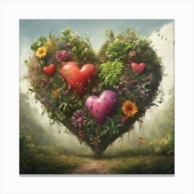 Heart Of The Forest 1 Canvas Print