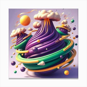 3d Illustration Canvas Print