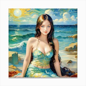 Mermaid ukj Canvas Print