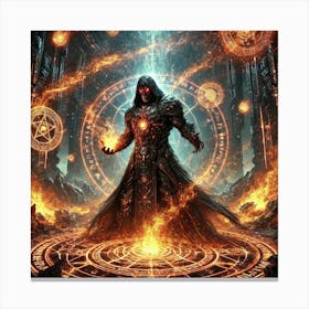 Elemental Resurrection Ancient Enemy Canvas Print