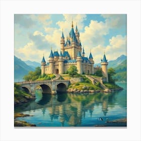 Cinderella Castle 1 Canvas Print