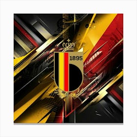 Belgium National Football Team Logo Wall Art Canvas Print