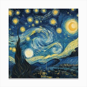 Starry Night 3 Canvas Print