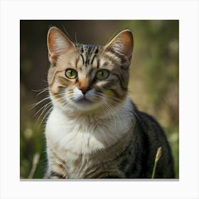 Tabby Cat 1 Canvas Print