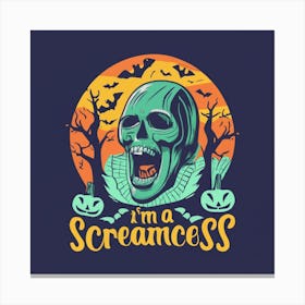 I'M A Screamess Canvas Print