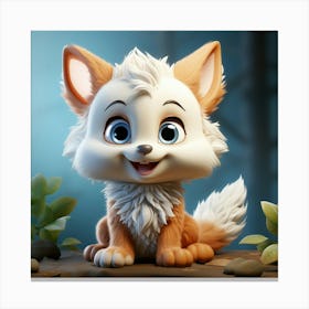 Cute Fox 87 Canvas Print