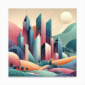 Cityscape 43 Canvas Print