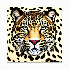 Leopard Head 3 Canvas Print