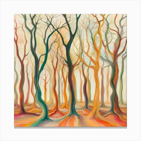 Colorful Trees 2 Canvas Print