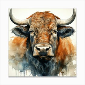 Bull Painting Leinwandbild