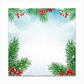 Christmas Background 15 Canvas Print