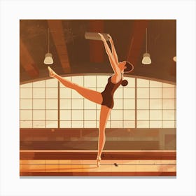 Ballet Dancer Canvas Print