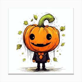 Halloween Pumpkin 5 Canvas Print