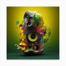 Speaker Art Canvas Print