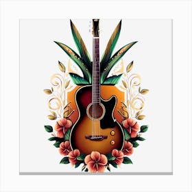 Acoustic Guitar Canvas Print