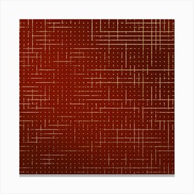 Abstract Red Background Canvas Print