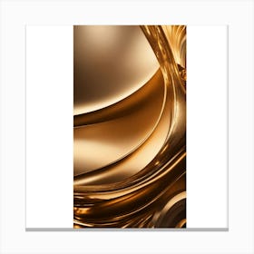 Abstract Gold 2 Canvas Print