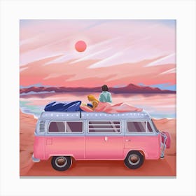 Vw Camper Van Canvas Print