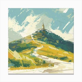 Hilltop Painting Canvas Print