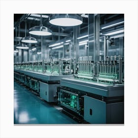 Factory Production Line 1 Canvas Print