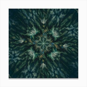 Fractal Flower Mandala Canvas Print