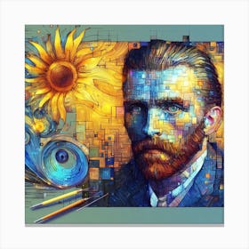 Gogh - Sunflower Canvas Print