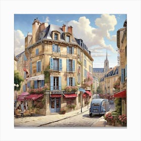 Paris Street 2 Canvas Print