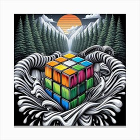 Rubik'S Cube 7 Canvas Print