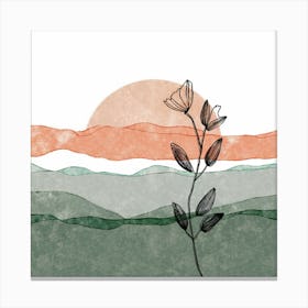 Indian Sunset Canvas Print