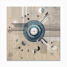 Abstract Circles Canvas Print