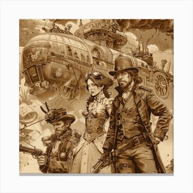 Steampunk 6 Canvas Print