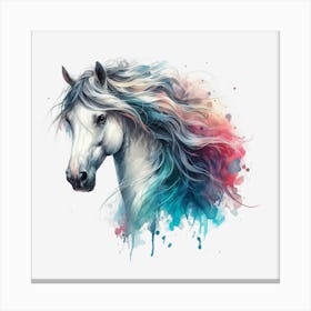 Horse Painting Canvas Print